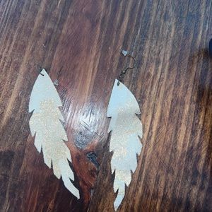 Feather earrings